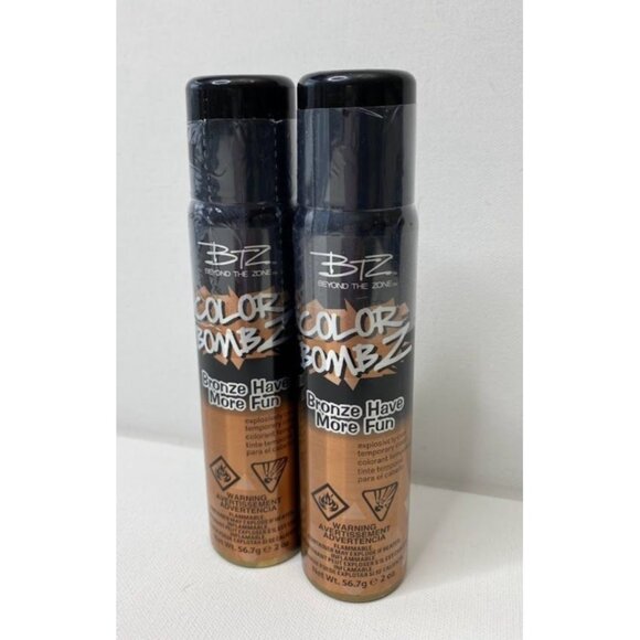 BTZ Beyond the Zone COLOR BOMBZ Bronze Have More Fun Temporary Hair Spray Color - Picture 1 of 5